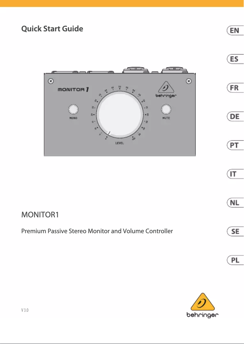 Image de la première page du manuel de l'appareil Monitor 1