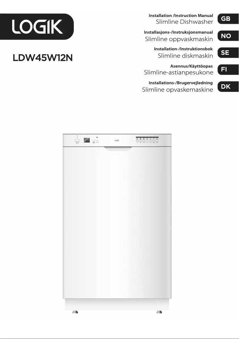 Página 1 del manual Manual de usuario Logik LDW45W12N