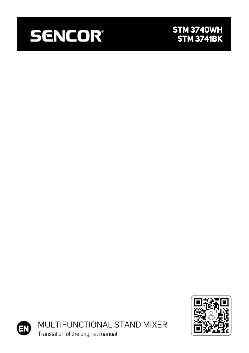 Page n°1 - Manuel utilisateur Sencor STM 3740WH