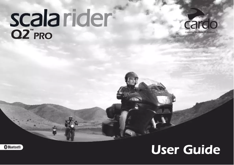 Image de la première page du manuel de l'appareil Scala rider Q2 Pro