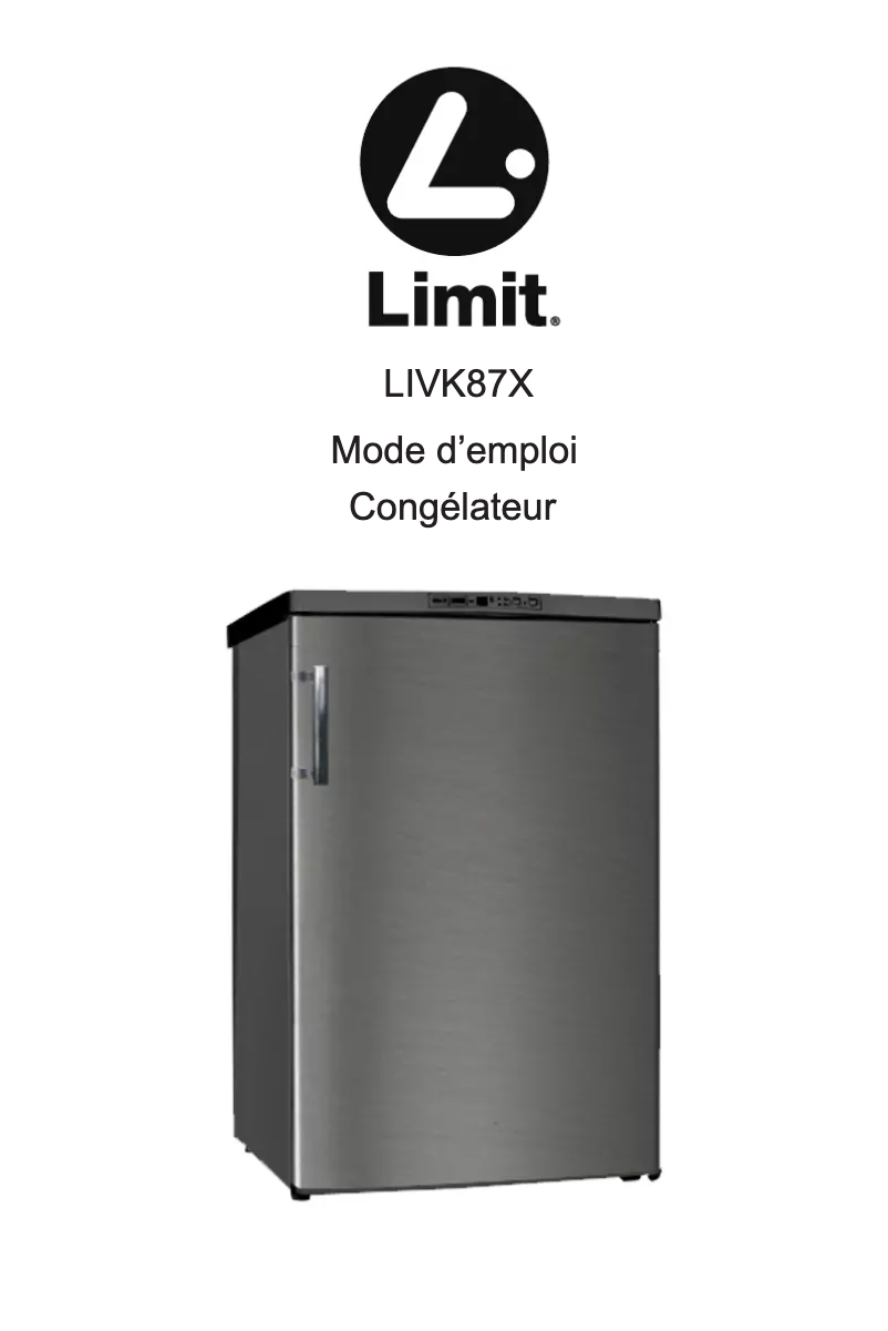 Page n°1 - Manuel utilisateur Limit LIVK87X