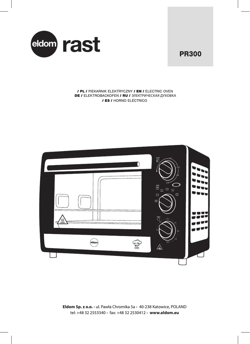 Image de la première page du manuel de l'appareil Rast PR300