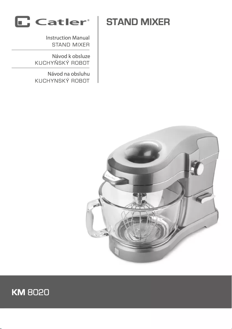 Page n°1 - Manuel utilisateur Catler KM 8020