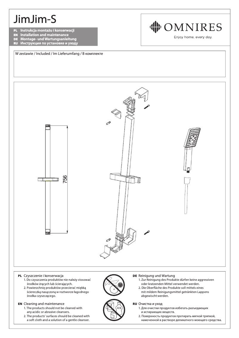 Imagen de la primera página del manual del dispositivo JimJim-S