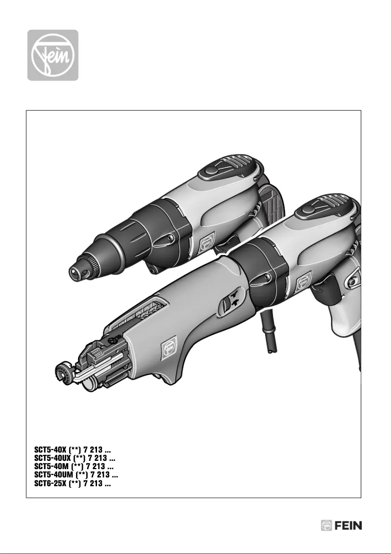 Image de la première page du manuel de l'appareil SCT 5-40 M
