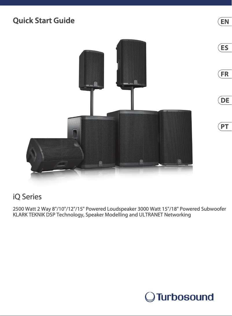 Página 1 del manual Manual de usuario Turbosound iQ18B