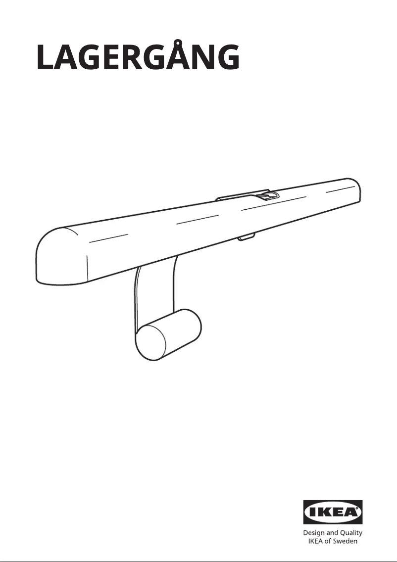 Image de la première page du manuel de l'appareil LAGERGÅNG 605.424.29