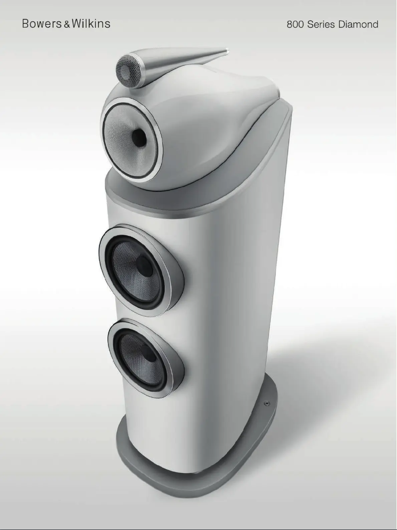 Page 1 de la notice Brochure Bowers & Wilkins Nautilus 800