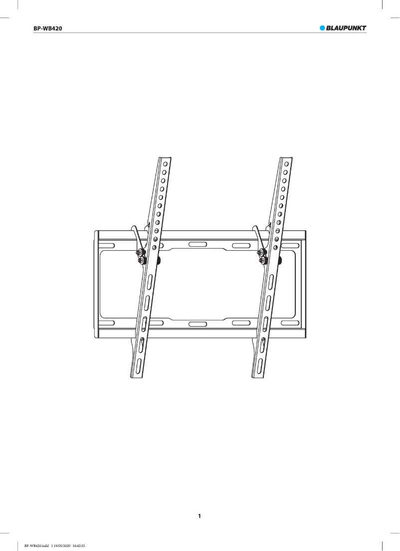 Image de la première page du manuel de l'appareil BP-WB420
