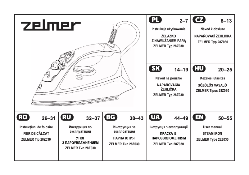 Página 1 del manual Manual de usuario Zelmer Navigator Premier 28Z030