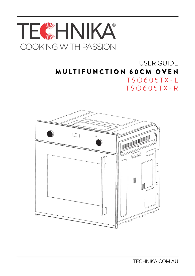 Page 1 de la notice Manuel utilisateur Technika TSO605TX-L