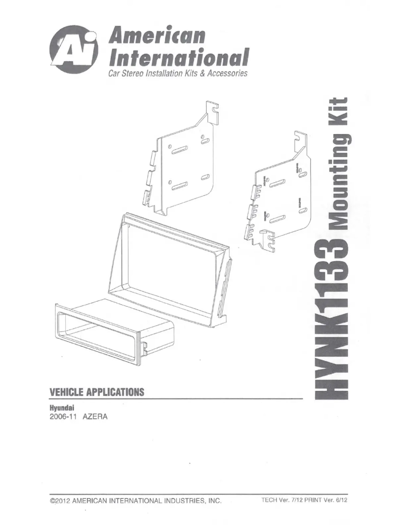 Page n°1 - Manuel utilisateur American International HYNK1133