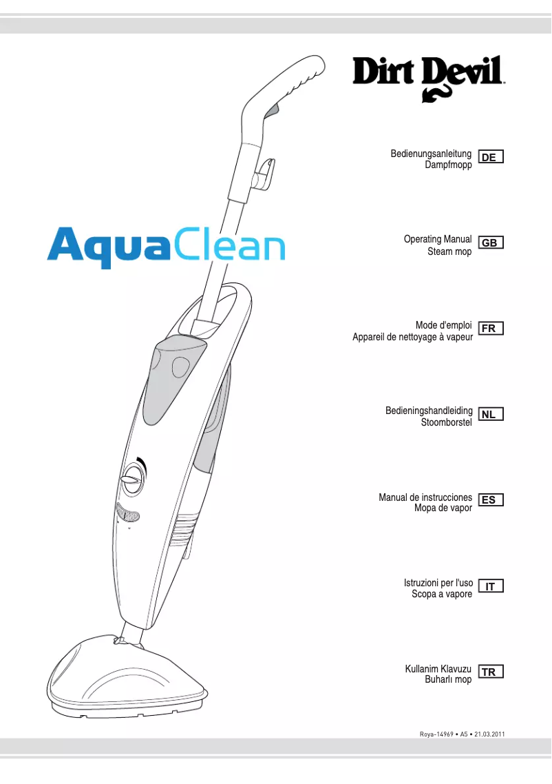 Image de la première page du manuel de l'appareil Aquaclean M318-0