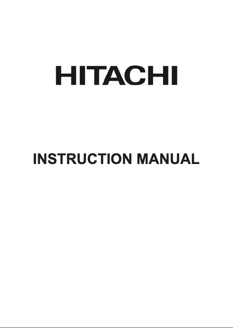 Page 1 de la notice Manuel utilisateur Hitachi 65HAQ7350