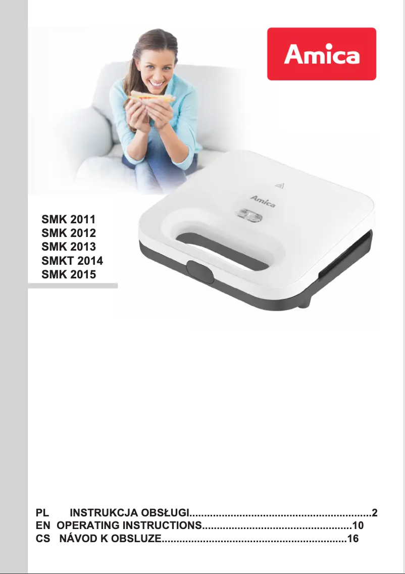 Image de la première page du manuel de l'appareil SMKT2014