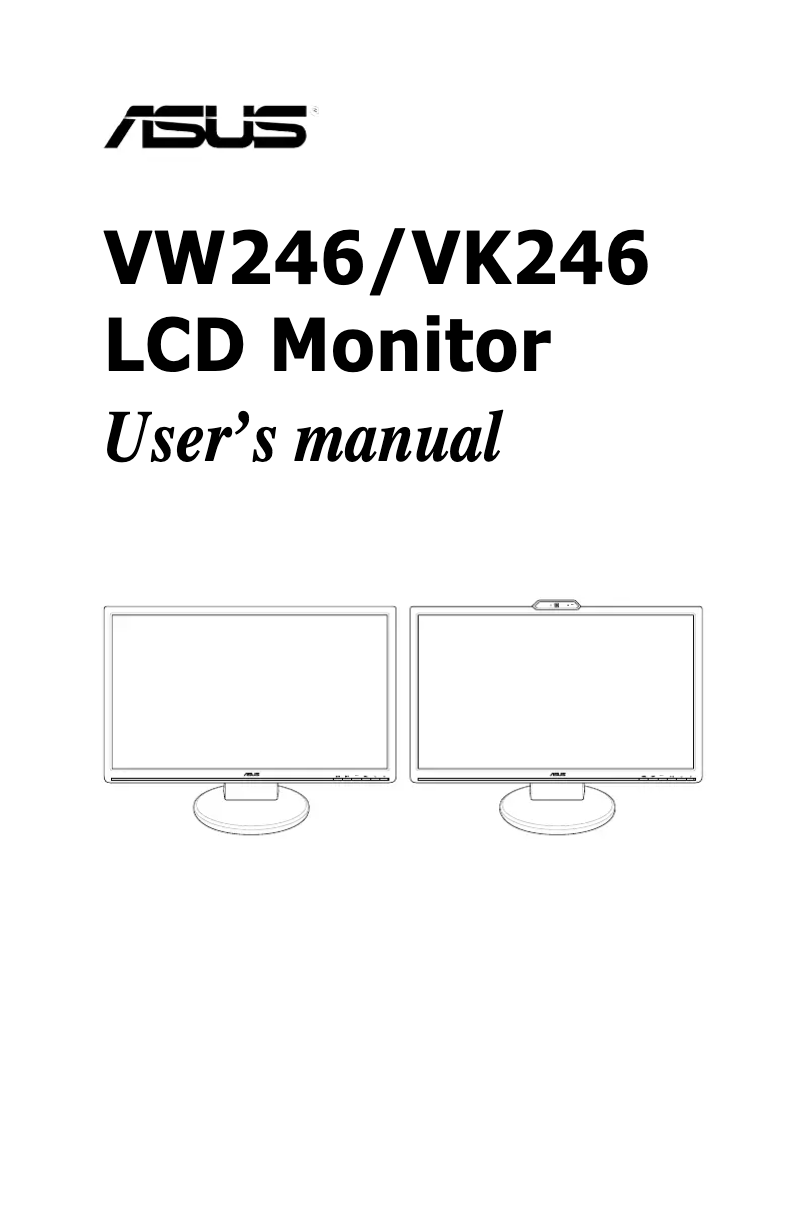 Page n°1 - Manuel utilisateur Asus VK246