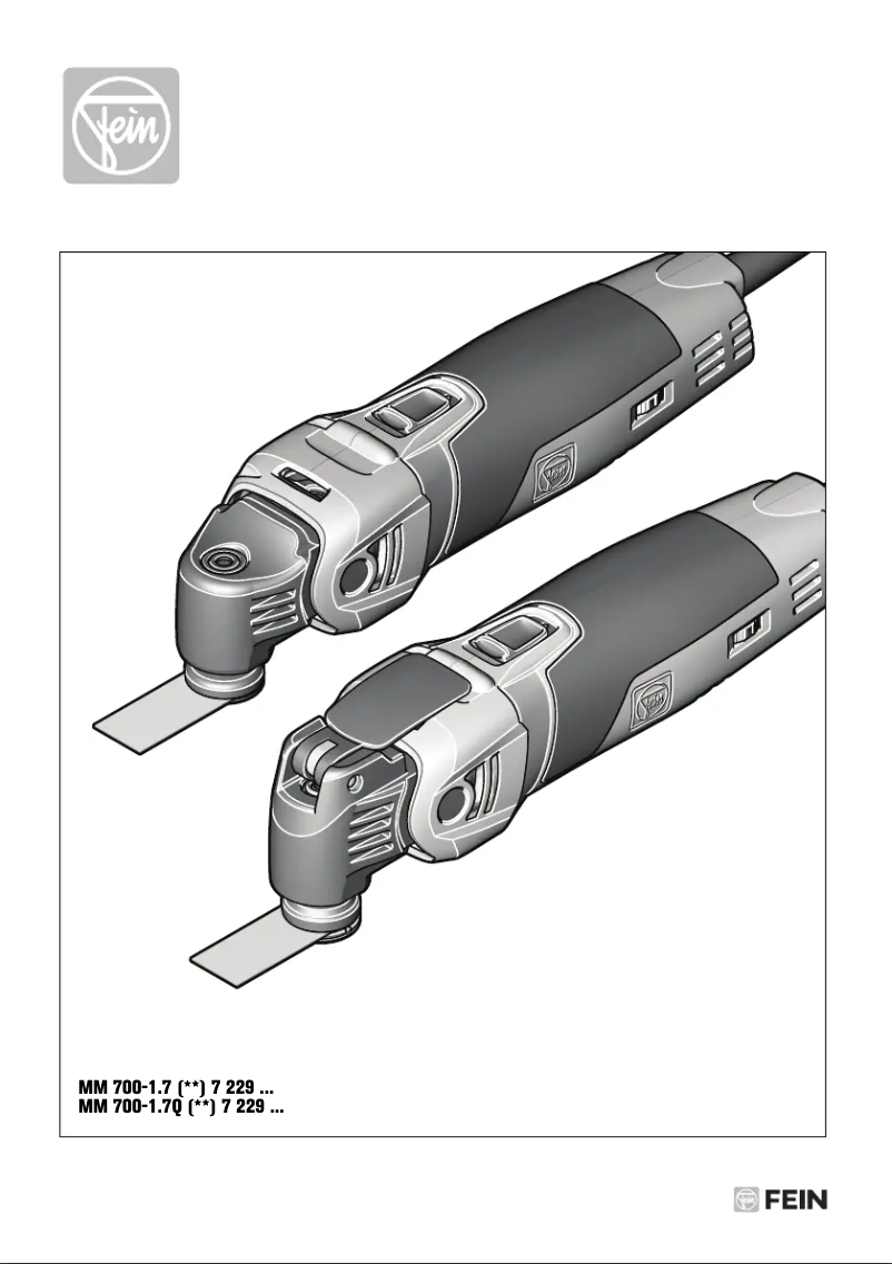 Page 1 de la notice Manuel utilisateur Fein Multimaster MM 700 1.7 Basic