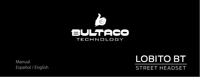 Page n°1 - Manuel utilisateur Bultaco Technology Lobito BT Street