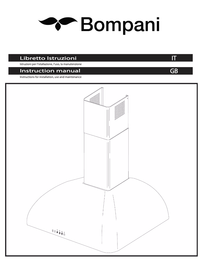 Page n°1 - Manuel utilisateur Bompani BOCR904/T