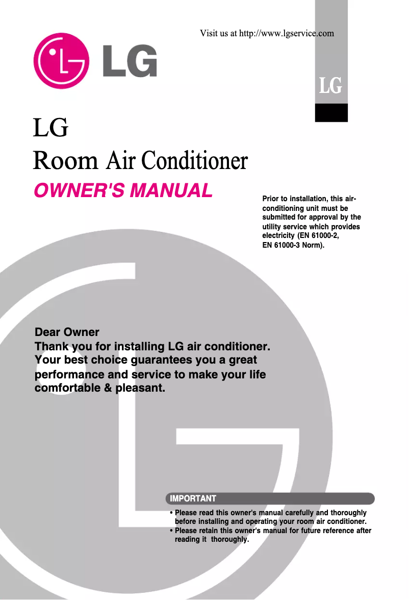 Página 1 del manual Manual de usuario LG A18FR