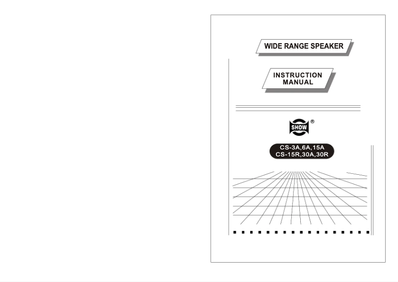 Page 1 de la notice Manuel utilisateur Glemm CS 30A