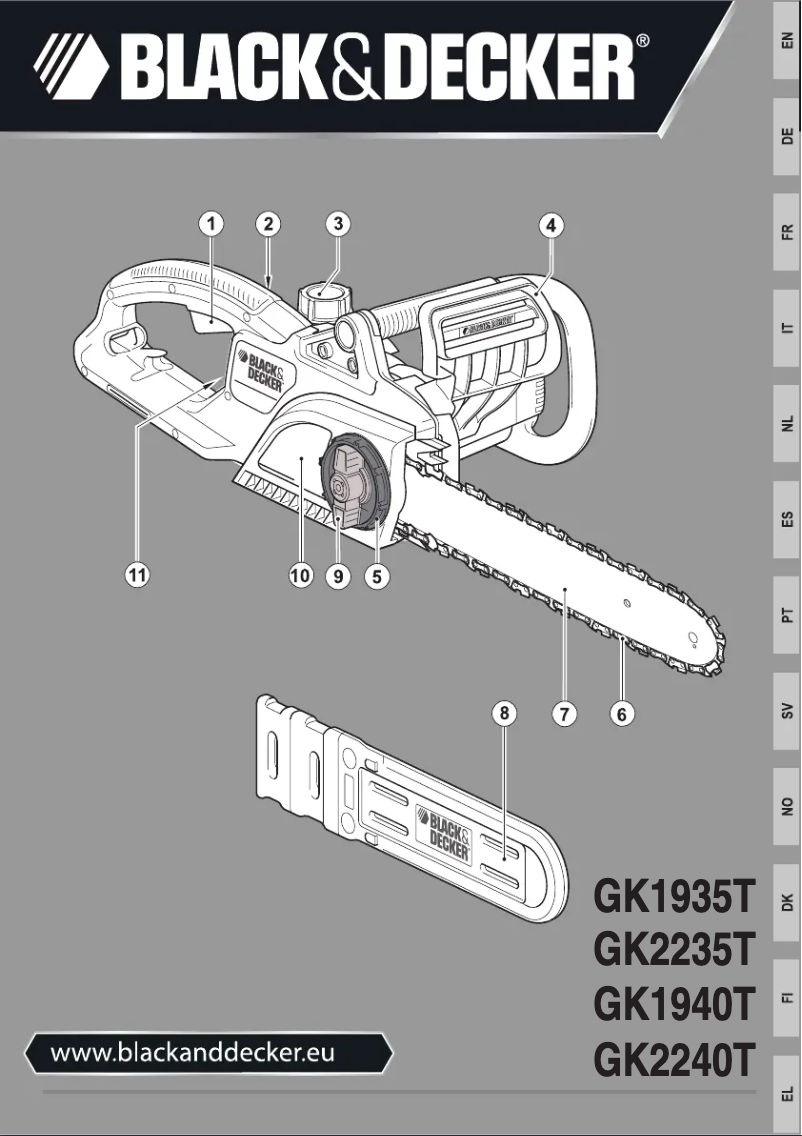 Page n°1 - Manuel utilisateur Black & Decker GK2235T