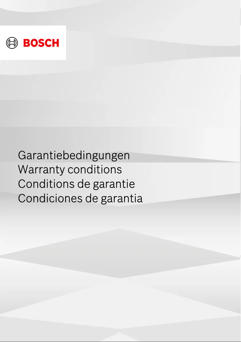 Page n°1 - Manuel utilisateur Bosch TWK7L464