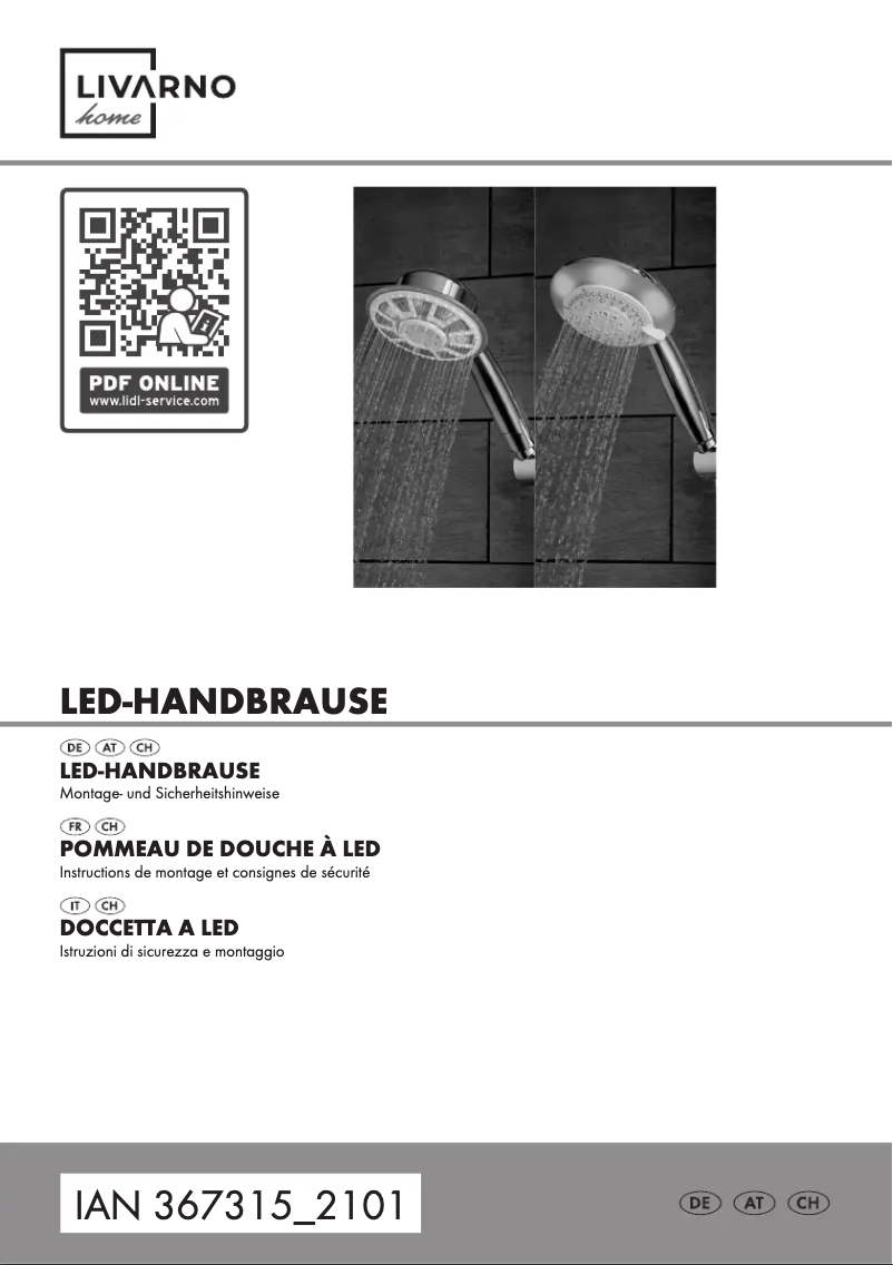 Page n°1 - Manuel utilisateur Livarno Lux HG02266A