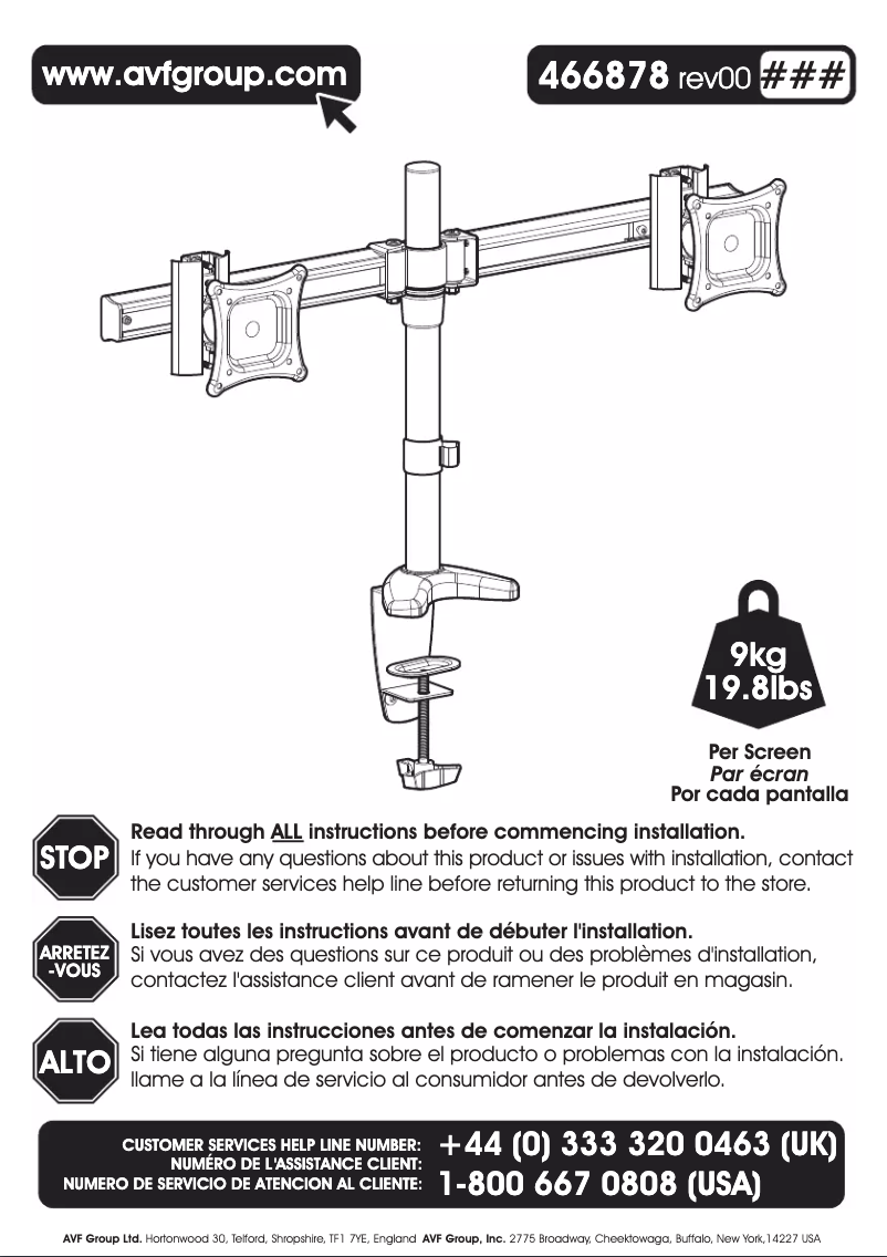 Image de la première page du manuel de l'appareil MRC2203-A