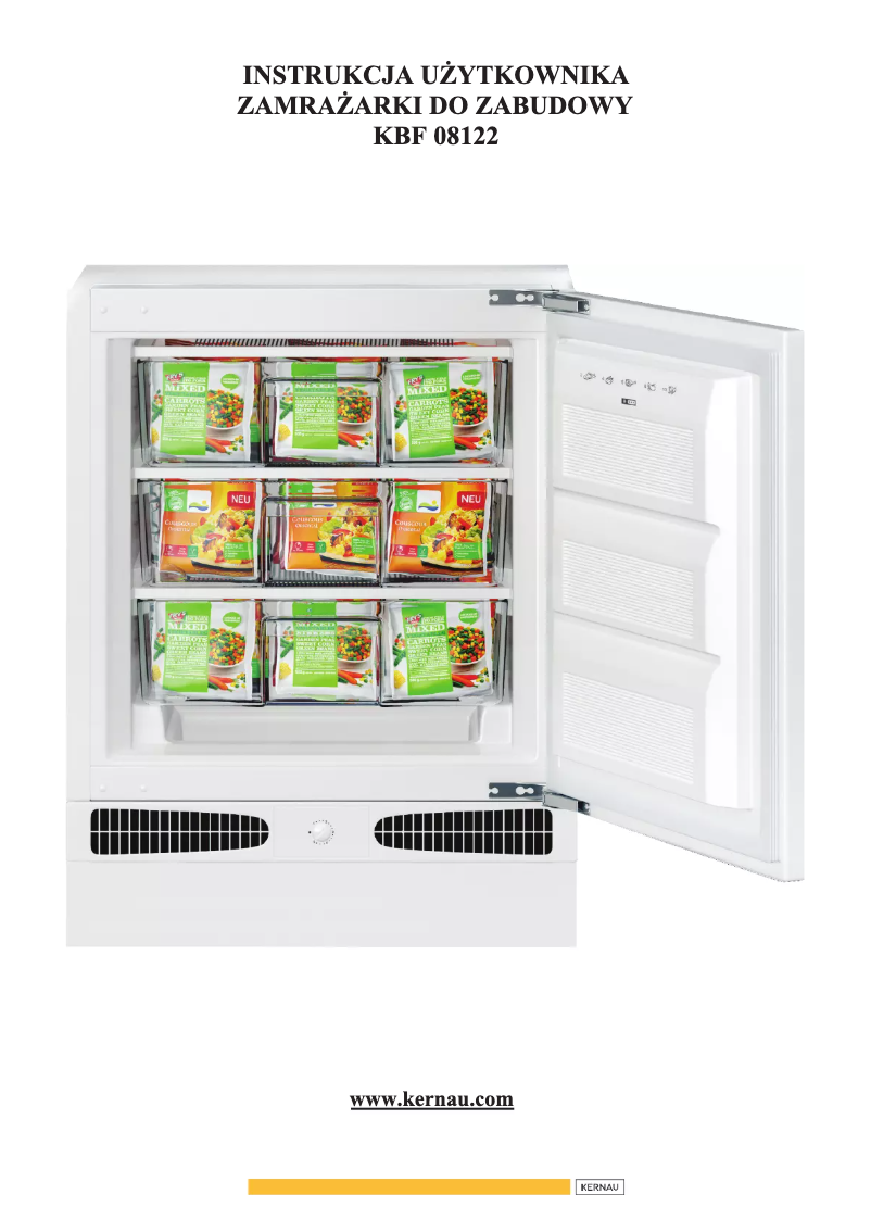 Page 1 de la notice Mode d'emploi Kernau KBF 08122