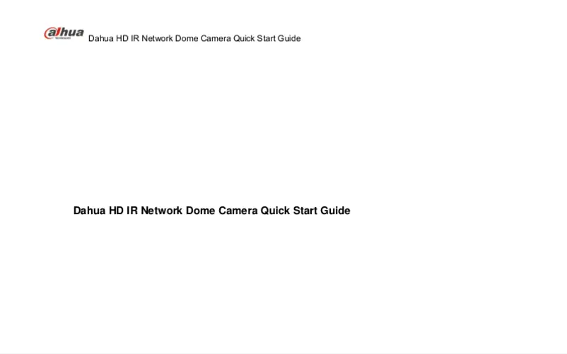 Página 1 del manual Manual de usuario Dahua Technology Lite IPC-HDW2221R-ZS