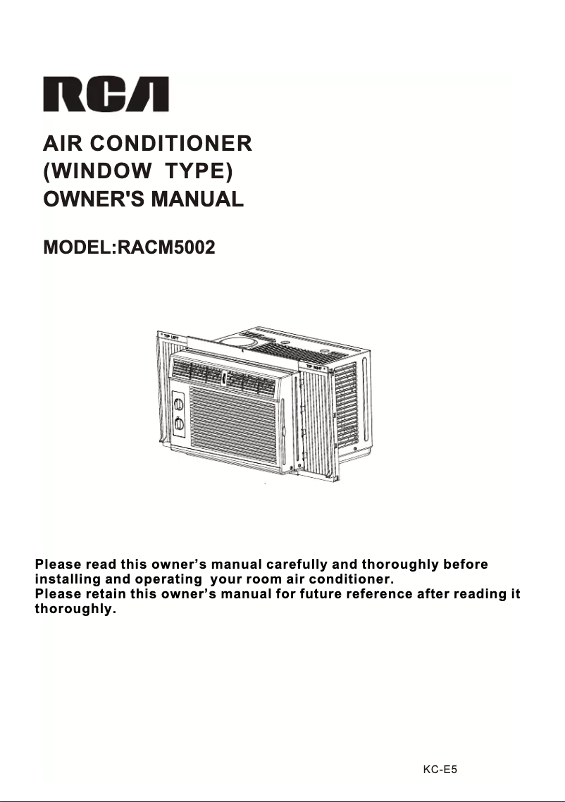 Page 1 de la notice Manuel utilisateur RCA RACM5002