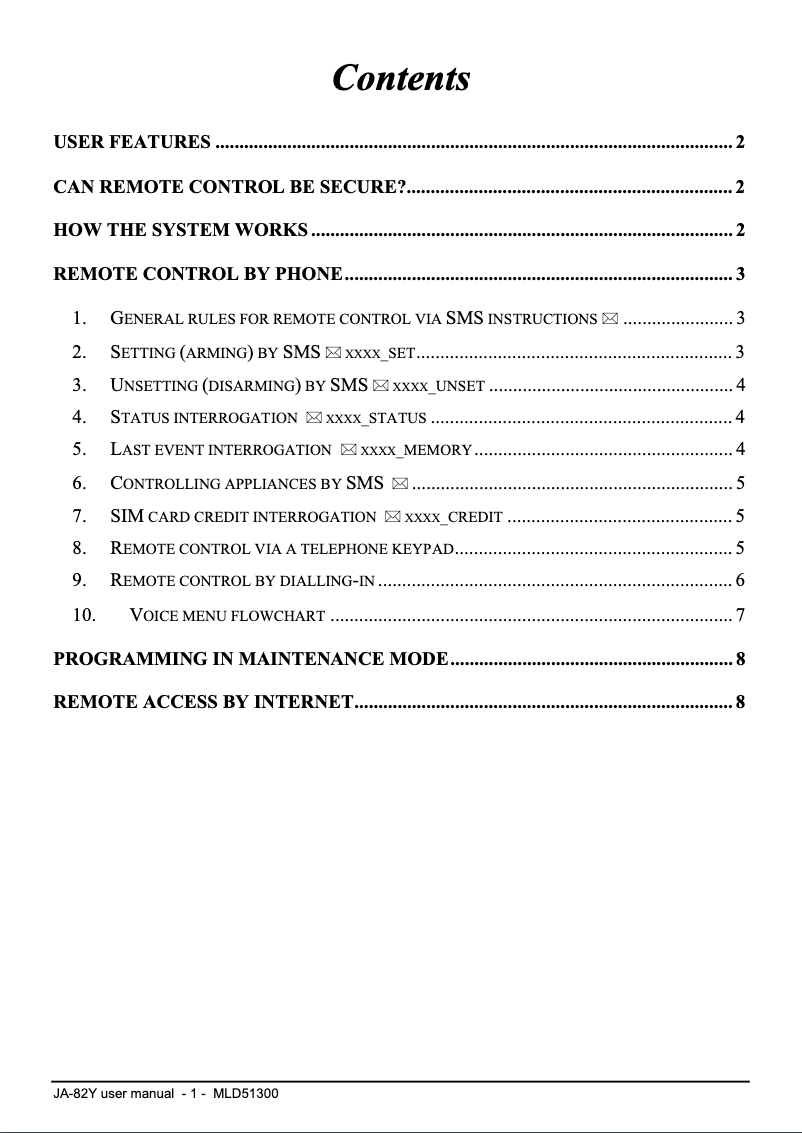 Image de la première page du manuel de l'appareil JA-82Y