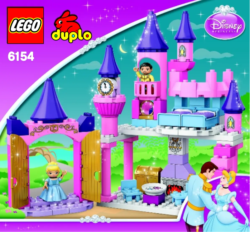 Page n°1 - Manuel utilisateur Lego Duplo 6154