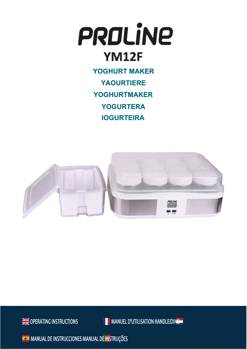 Page 1 de la notice Manuel utilisateur Proline YM12F2