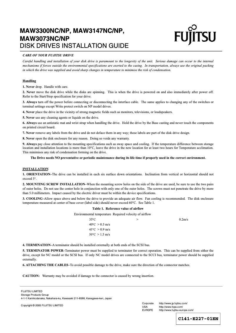 Image de la première page du manuel de l'appareil MAW 3300 NP