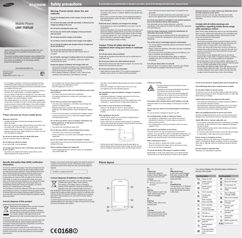 Image de la première page du manuel de l'appareil Champ Neo Duos