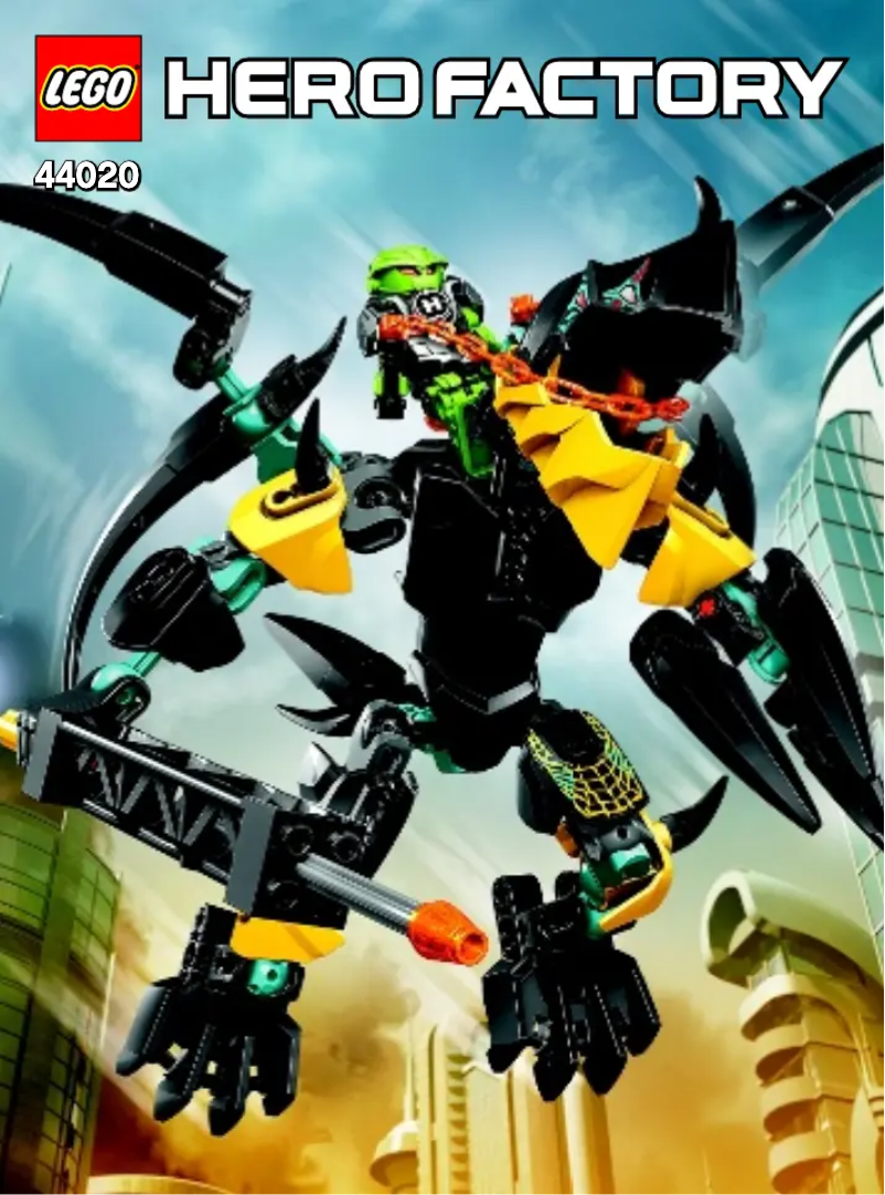 Page n°1 - Manuel utilisateur Lego Hero Factory 44020