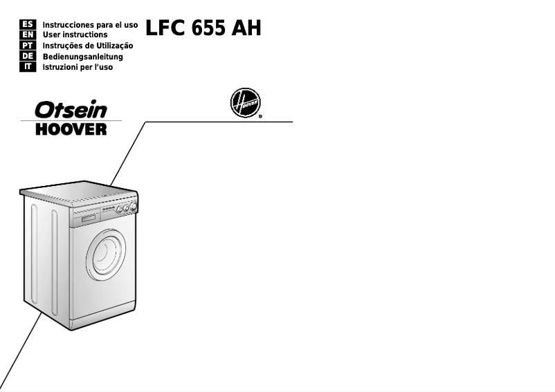 Page n°1 - Manuel utilisateur Otsein-Hoover LBLFC655AHEX