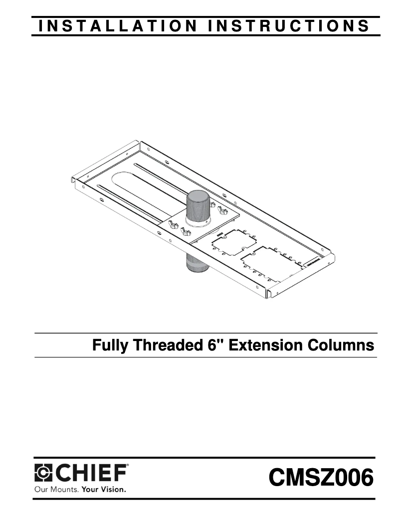 Page n°1 - Manuel utilisateur Chief CMSZ006