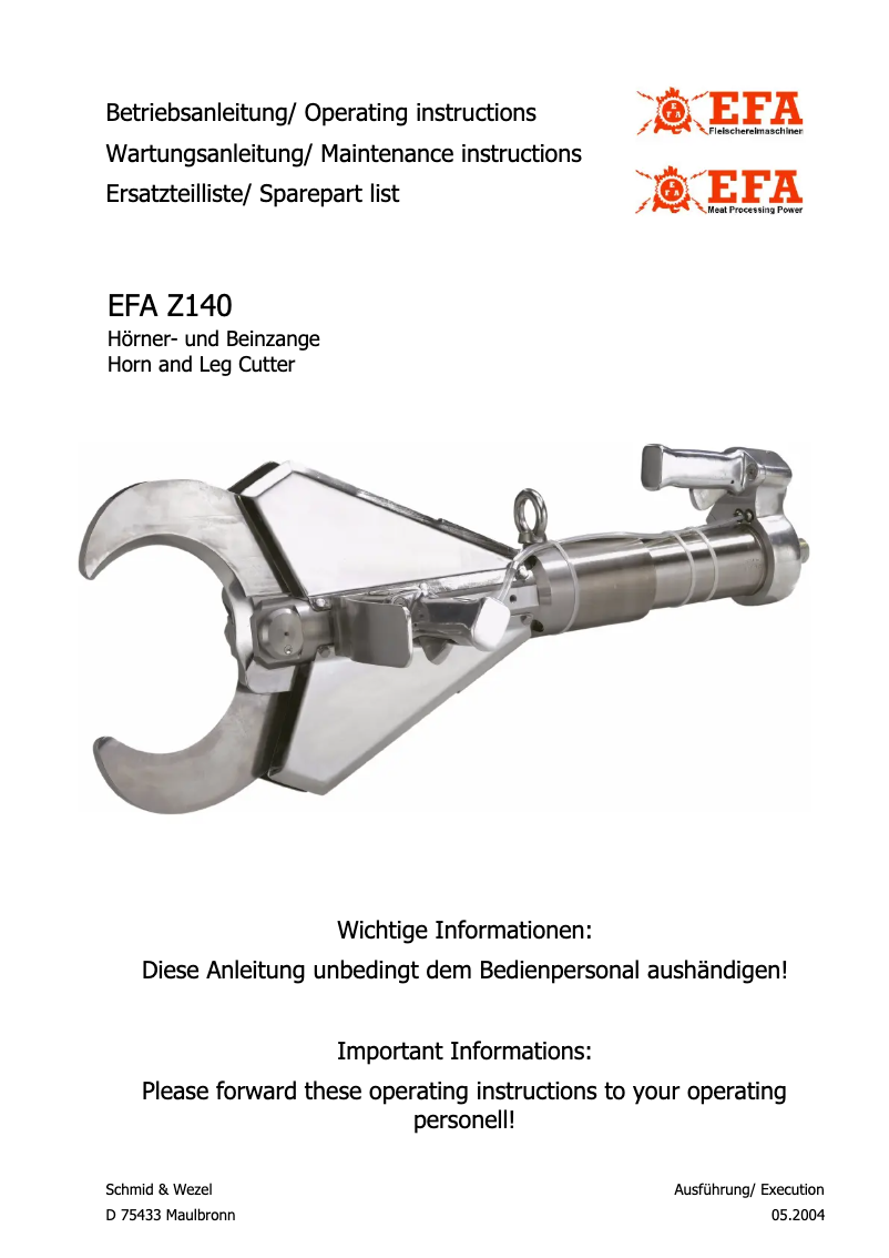 Image de la première page du manuel de l'appareil Z140