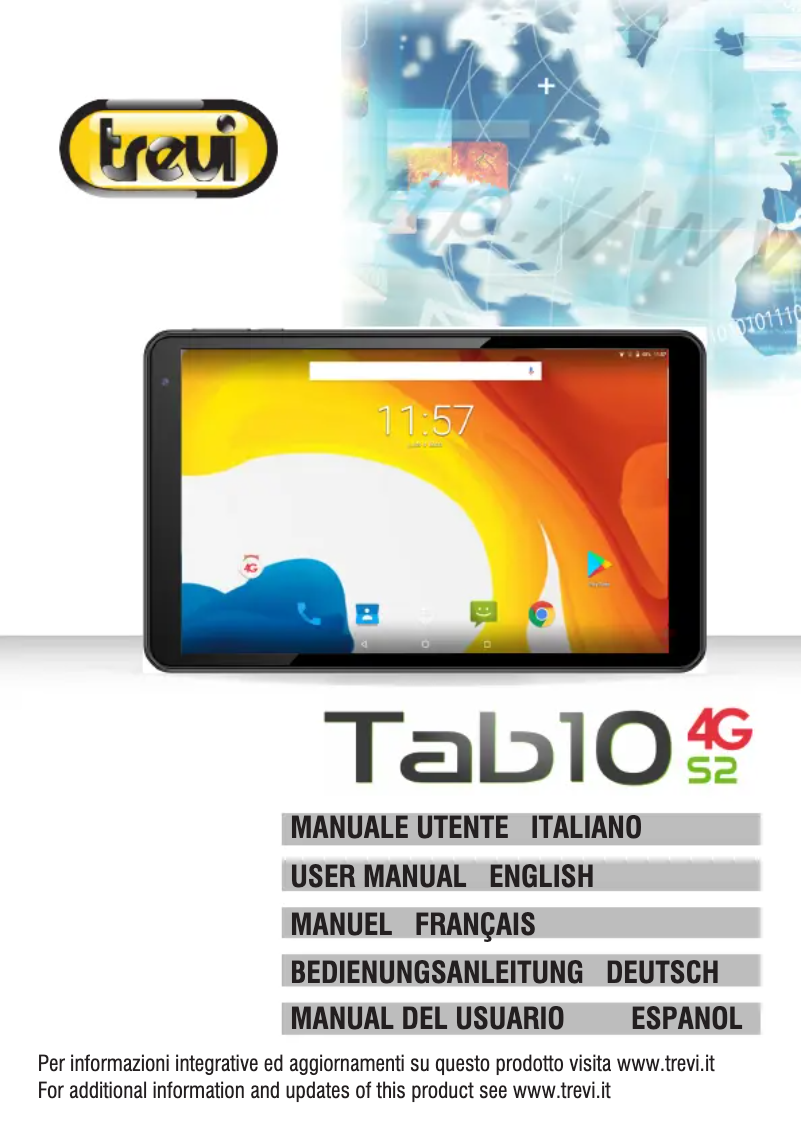 Page n°1 - Manuel utilisateur Trevi TAB 10 4G S2