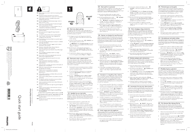 Página 1 del manual Manual de usuario Philips PTA436