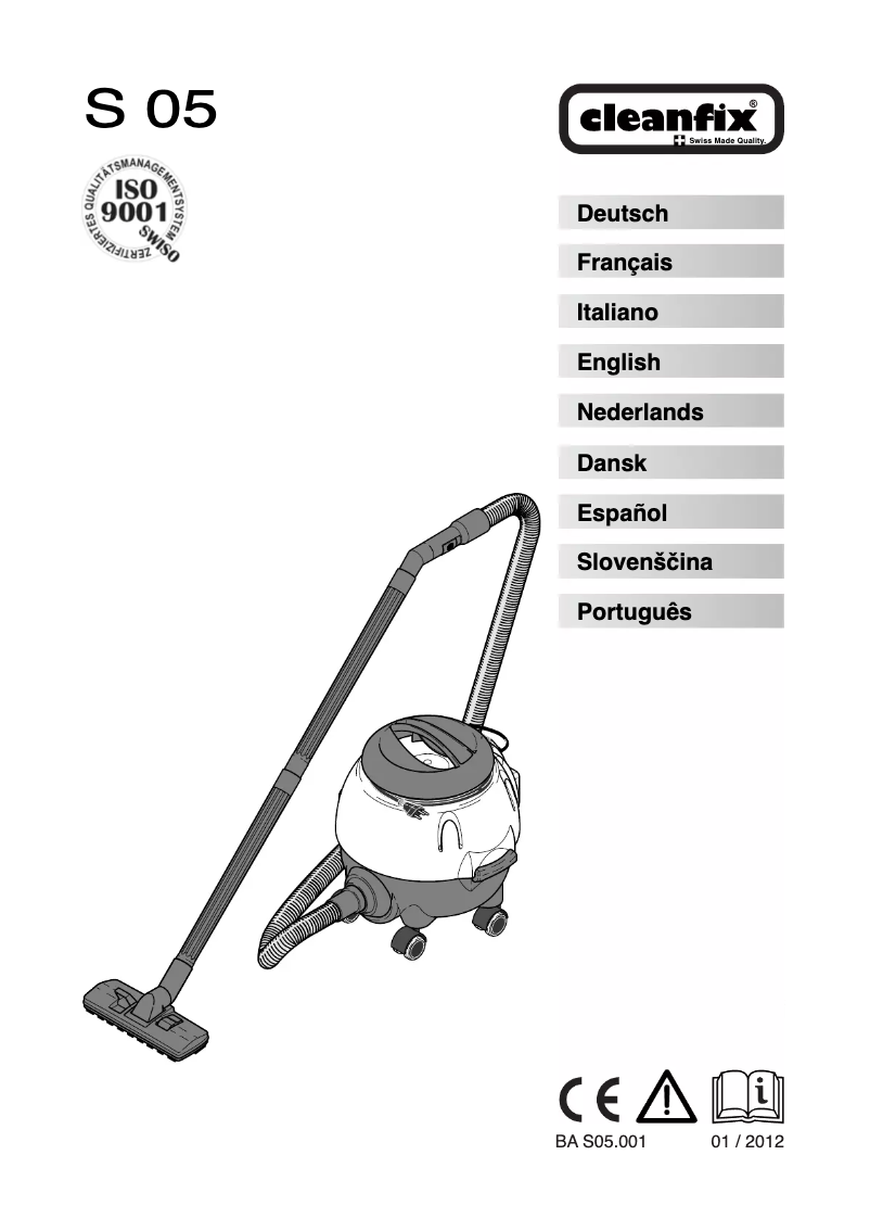 Imagen de la primera página del manual del dispositivo S 05
