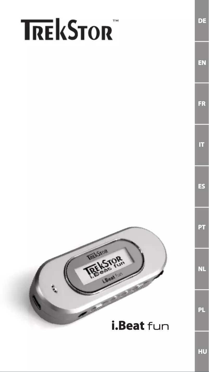 Page 1 de la notice Manuel utilisateur TrekStor I.Beat fun
