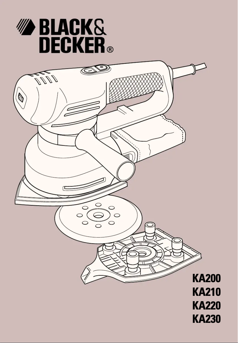 Page n°1 - Manuel utilisateur Black & Decker KA220