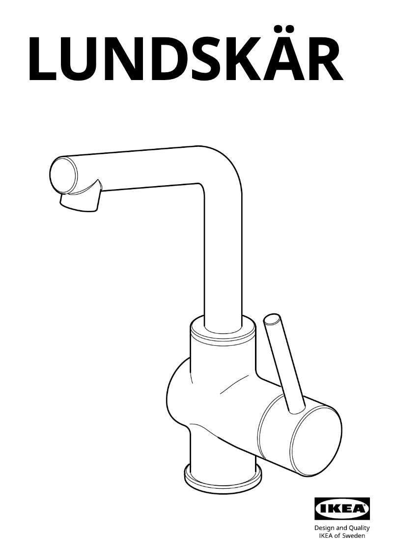 Image de la première page du manuel de l'appareil LUNDSKÄR 105.327.29