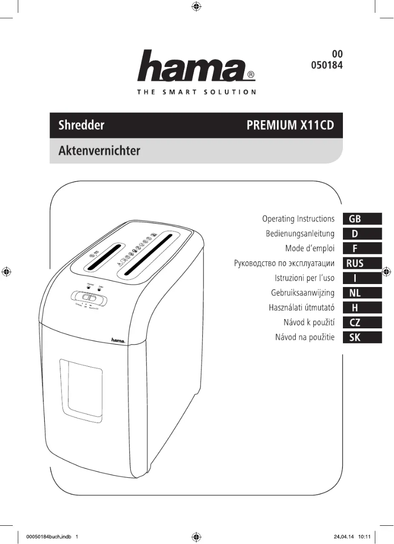 Image de la première page du manuel de l'appareil Premium X11CD