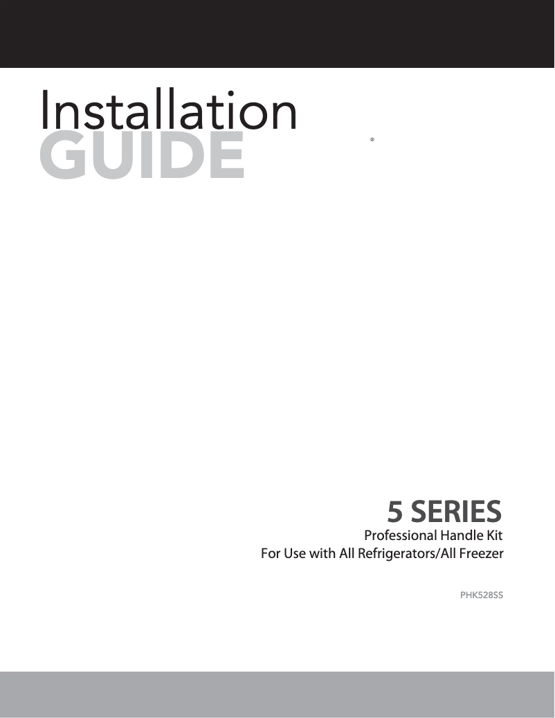 Page 1 de la notice Manuel utilisateur Viking PHK528SS