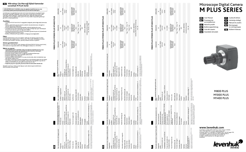 Page 1 de la notice Manuel utilisateur Levenhuk M1400 Plus